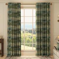 HOUSE Llewelyn-Bowen Morris Major Printed Made To Measure Curtains Glacier