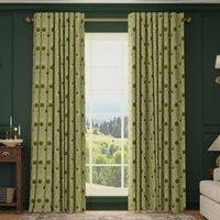 HOUSE Llewelyn-Bowen Sunny Side Up Printed Made To Measure Curtains Ivy
