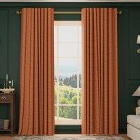 HOUSE Llewelyn-Bowen Divina Made To Measure Curtains Burnt Orange