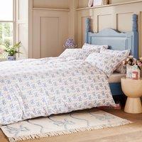 Cath Kidston Ribbon Bow Duvet Cover Bedding Set Cornflower