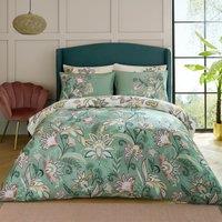 Sara Miller Passiflora Duvet Cover Bedding Set Light Stone Sage