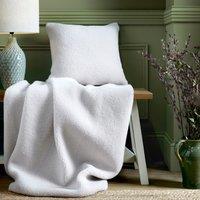 Laura Ashley Coleford Faux Sheepskin 45cmx45cm Filled Cushion Natural