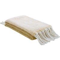 Laura Ashley Bronwen 130cm x 170cm Throw Ochre Yellow