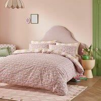 Cath Kidston Tiny Town Duvet Cover Bedding Set Pink