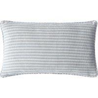 Laura Ashley Cornish Chenille Stripe 30cmx50cm Filled Cushion Slate Blue