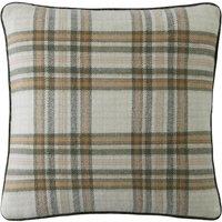 Laura Ashley Padbury Check 45cm x 45cm Filled Cushion Olive