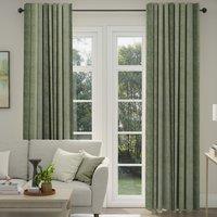 Linda Barker Home Bidar Blackout Made To Measure Curtains Emerald