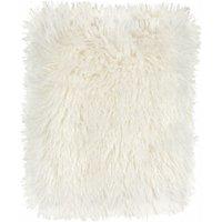 Furn Rowan Faux Fur Throw 130cm x 180cm Ecru