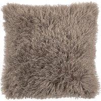 Furn Rowan Faux Fur 50cm x 50cm Filled Cushion Mocha