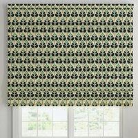 ANTE DECOR Cadiz Printed Cotton Made To Measure Roman Blind Lapis