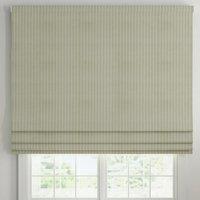 ANTE DECOR Burgess Printed Cotton Stripe Made To Measure Roman Blind Beige