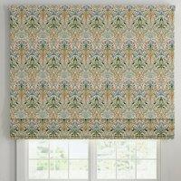 ANTE DECOR Alexandra Woven Jacquard Made To Measure Roman Blind Blue