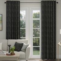 ANTE DECOR Olympus Made To Measure Curtains Onyx Silver