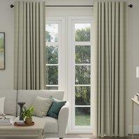 ANTE DECOR Latham Printed Cotton Stripe Made To Measure Curtains Blue