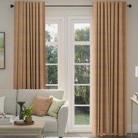 ANTE DECOR Burgess Printed Cotton Stripe Made To Measure Curtains Sienna