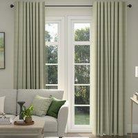 ANTE DECOR Latham Printed Cotton Stripe Made To Measure Curtains Green
