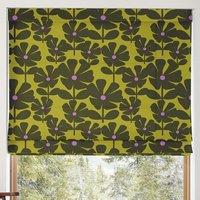 Orla Kiely Wildflower Made To Measure Roman Blind Charteuse