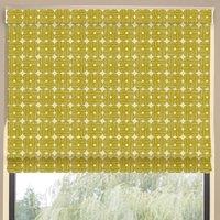 Orla Kiely Textured Flower Made To Measure Roman Blind Yellow
