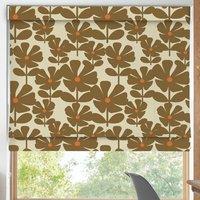 Orla Kiely Wildflower Made To Measure Roman Blind Coffee