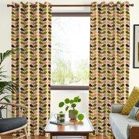 Orla Kiely Multi Stem Made To Measure Curtains Auburn Orange