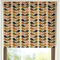 Orla Kiely Multi Stem Translucent Made To Measure Roller Blind Auburn Orange