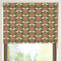 Orla Kiely Striped Tulip Blackout Made To Measure Roller Blind Pickel