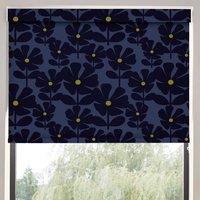 Orla Kiely Wildflower Blackout Made To Measure Roller Blind Indigo