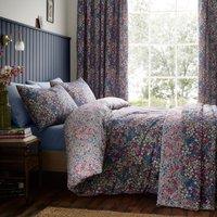 Dreams and Drapes Bessie Duvet Cover Bedding Set Navy