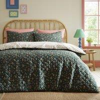 Fusion Nelly Duvet Cover Bedding Set Green