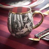 Laurence Llewelyn-Bowen Festivo Porcelain Mug With Lid Multi