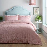 Appletree Toria Jacquard Duvet Cover Bedding Set Blush