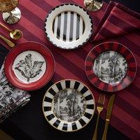 Laurence Llewelyn-Bowen Festivo Porcelain 4 Pack Side Plates Multi