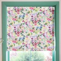 Bluebellgray Flora Made To Measure Roman Blind Cerise