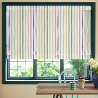 Bluebellgray Watercolour Stripe Made To Measure Roman Blind Tetbury