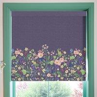 Bluebellgray Berneray Made To Measure Roman Blind Midnight