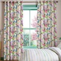 Bluebellgray Flora Made To Measure Curtains Cerise