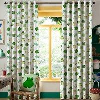 Wee Blue Bell Little Frogs Made To Measure Curtains Pond