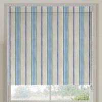 Bluebellgray Seaside Stripe Translucent Made To Measure Roller Blind Atlantic