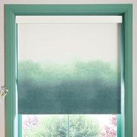 Bluebellgray Ombre Translucent Made To Measure Roller Blind Teal
