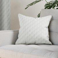 Tokyo Geometric Embossed Filled Cushion 43cm x 43cm Grey