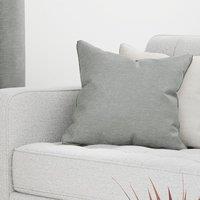 Knightsbridge Chenille Filled Cushion 43cm x 43cm Grey