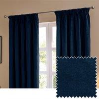 Furn Ultimate Velvet Ready Made Blockout Curtains Royal