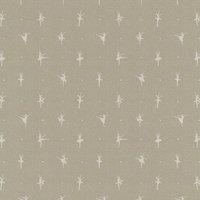 ANTE DECOR Ballerinas Printed Cotton Fabric Toasted Marshmallow