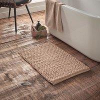 Bianca Aspen Bobble 50cm x 80cm Bath Mat Natural