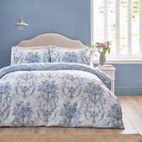Catherine Lansfield Antoinette Duvet Cover Bedding Set Blue