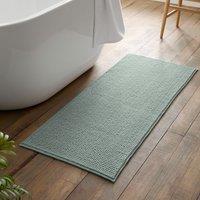 Catherine Lansfield Bobble 50cm x 120cm Runner Bath Mat Sage
