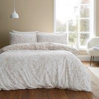 Bianca Brushed Floral Toile Duvet Cover Bedding Set Natural