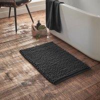 Bianca Aspen Bobble 50cm x 80cm Bath Mat Black