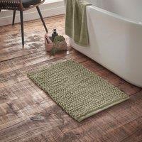 Bianca Aspen Bobble 50cm x 80cm Bath Mat Sage