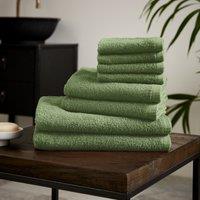 Catherine Lansfield Quick Dry Bale of Eight Towels Sage